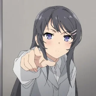 Sticker from Sakurajima mai