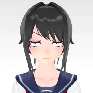 😑 emoji Ayano aishi Telegram sticker 9 of 59
