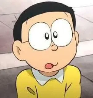 Sticker from @stickersbag 🌟 Nobita 🍃🌸