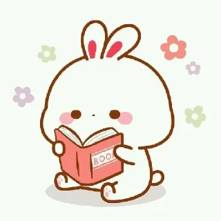 Sticker from Cute Bunny 🌸🍃 @Stickersbag