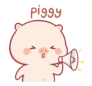 ⭐ emoji PiggyMengmeng 1 @moe_sticker_bot Telegram sticker 21 of 24