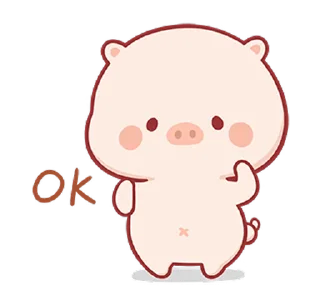 ⭐ emoji PiggyMengmeng 1 @moe_sticker_bot Telegram sticker 22 of 24