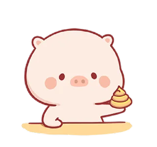 ⭐ emoji PiggyMengmeng 1 @moe_sticker_bot Telegram sticker 6 of 24