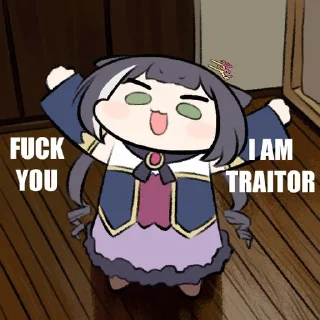 🖕 emoji kyaru cat 2 Telegram sticker 19 of 52