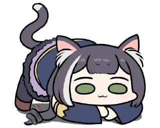 🙂 emoji kyaru cat 2 Telegram sticker 12 of 52