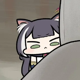 👀 emoji kyaru cat 2 Telegram sticker 22 of 52