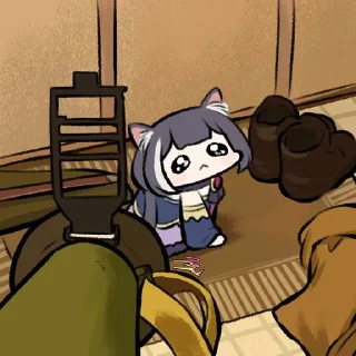 🔫 emoji kyaru cat 2 Telegram sticker 17 of 52