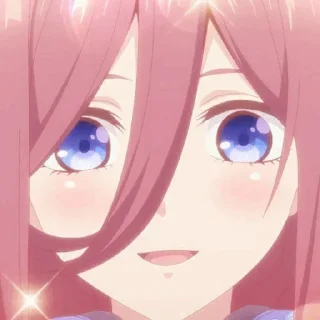 Sticker from Miku nakano @AnimeIndustryIndex