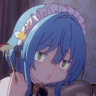😑 emoji @sticker_freehk ひきこまり吸血姫の悶々 pack3 Telegram sticker 14 of 50