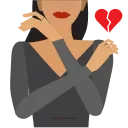 💔 emoji •<|𝟑 Telegram sticker 20 of 23
