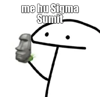 🗿 emoji Sumit kang pack by Prince Telegram sticker 7 of 8