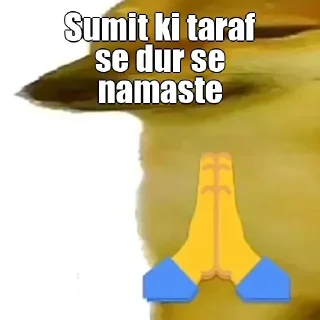 🙏 emoji Sumit kang pack by Prince Telegram sticker 6 of 8