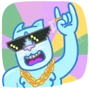 🤘 emoji 💓✿ l̸o̸n̸g̸ h̸a̸o̸c̸h̸e̸n̸✿💓s ᴀɴɪᴍᴀᴛᴇᴅ ᴋᴀɴɢ ᴘᴀᴄᴋ Telegram sticker 23 of 37