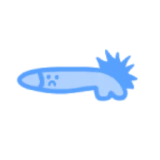 Sticker from jembut biru archille