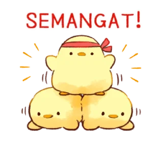 ✊ emoji Soft and cute chick(id) @deazzle Telegram sticker 23 of 40