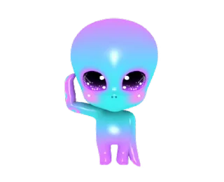 🫡 emoji Cute Alien Alilalalulu @deazzle Telegram sticker 8 of 8