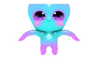😗 emoji Cute Alien Alilalalulu @deazzle Telegram sticker 5 of 8