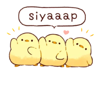 👍 emoji Soft and cute chick(id) @deazzle Telegram sticker 3 of 40