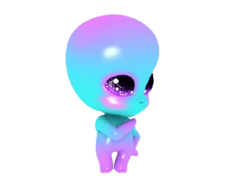 😠 emoji Cute Alien Alilalalulu @deazzle Telegram sticker 4 of 8