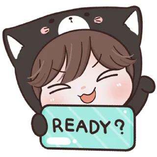 ✊ emoji I'm Yours : Meow x Mie [Eng Ver.] @deazzle Telegram sticker 12 of 40