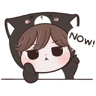 😡 emoji I'm Yours : Meow x Mie [Eng Ver.] @deazzle Telegram sticker 8 of 40