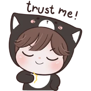 😌 emoji I'm Yours : Meow x Mie [Eng Ver.] @deazzle Telegram sticker 5 of 40