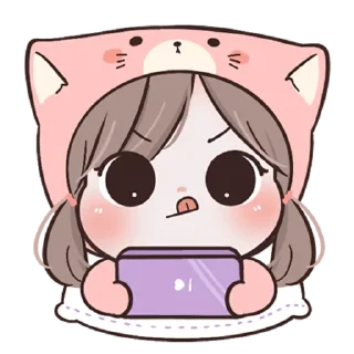 😋 emoji I'm Yours : Mie x Meow [Eng Ver.] @deazzle Telegram sticker 6 of 40