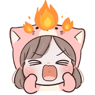🤯 emoji I'm Yours : Mie x Meow [Eng Ver.] @deazzle Telegram sticker 11 of 40