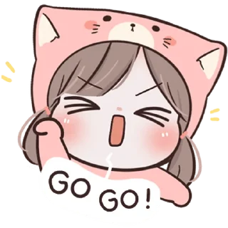 ✊ emoji I'm Yours : Mie x Meow [Eng Ver.] @deazzle Telegram sticker 21 of 40