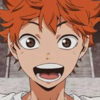 ❤️ emoji Hinata shoyo by @nexunussq Telegram sticker 7 of 21