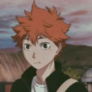 ❤️ emoji Hinata shoyo by @nexunussq Telegram sticker 16 of 21