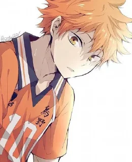 Sticker from Hinata Shoyo fanart