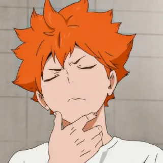 ❤️ emoji Hinata shoyo by @nexunussq Telegram sticker 19 of 21