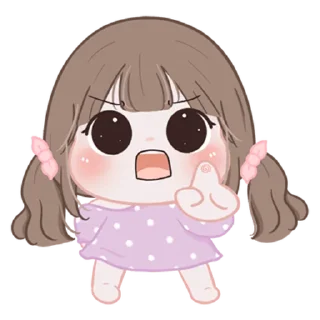 🫵 emoji Chubby Girl ＜3! @deazzle Telegram sticker 5 of 40