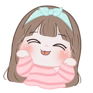 😋 emoji Chubby Girl ＜3! @deazzle Telegram sticker 17 of 40