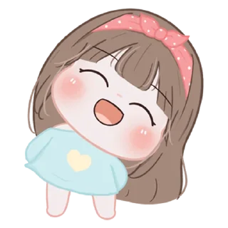 😄 emoji Chubby Girl ＜3! @deazzle Telegram sticker 22 of 40