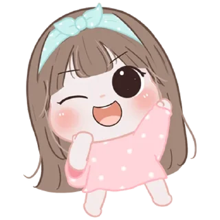 😉 emoji Chubby Girl ＜3! @deazzle Telegram sticker 18 of 40