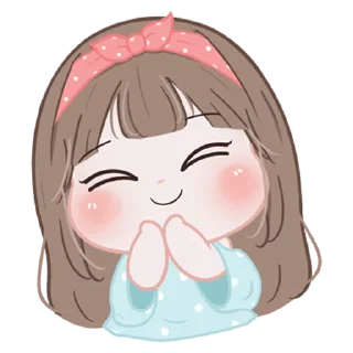 😊 emoji Chubby Girl ＜3! @deazzle Telegram sticker 11 of 40