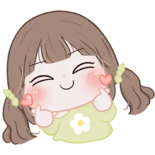 🫰 emoji Chubby Girl ＜3! @deazzle Telegram sticker 12 of 40