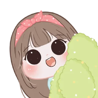 🫣 emoji Chubby Girl ＜3! @deazzle Telegram sticker 13 of 40