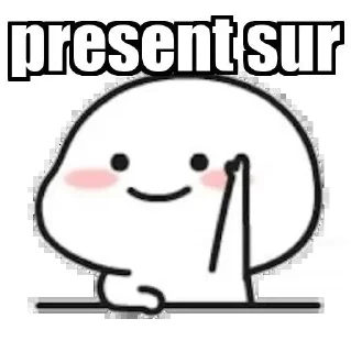 🙋‍♀ emoji @sahil_yadav21 CHEEMS — @stckrRobot Telegram sticker 16 of 93