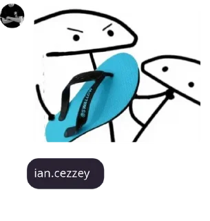 Sticker from random lah, punya ian