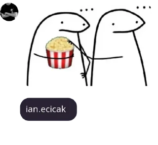 Sticker from random lah, punya ian