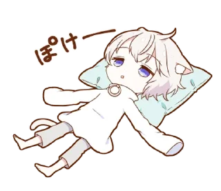 😮‍💨 emoji MININEKO boy sticker @deazzle Telegram sticker 22 of 40