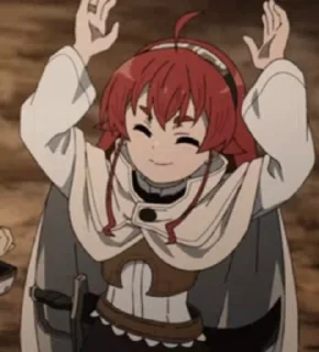 😁 emoji Mushoku Tensei @NineV1 Telegram sticker 6 of 50