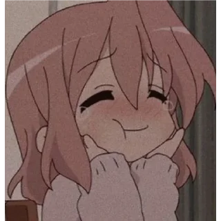 😋 emoji Anime girl Telegram sticker 15 of 58