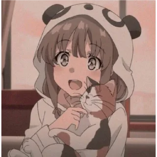 😄 emoji Anime girl Telegram sticker 8 of 58