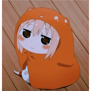 😑 emoji Anime girl Telegram sticker 12 of 58