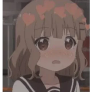😧 emoji Anime girl Telegram sticker 19 of 58