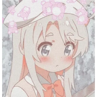 😶 emoji Anime girl Telegram sticker 17 of 58